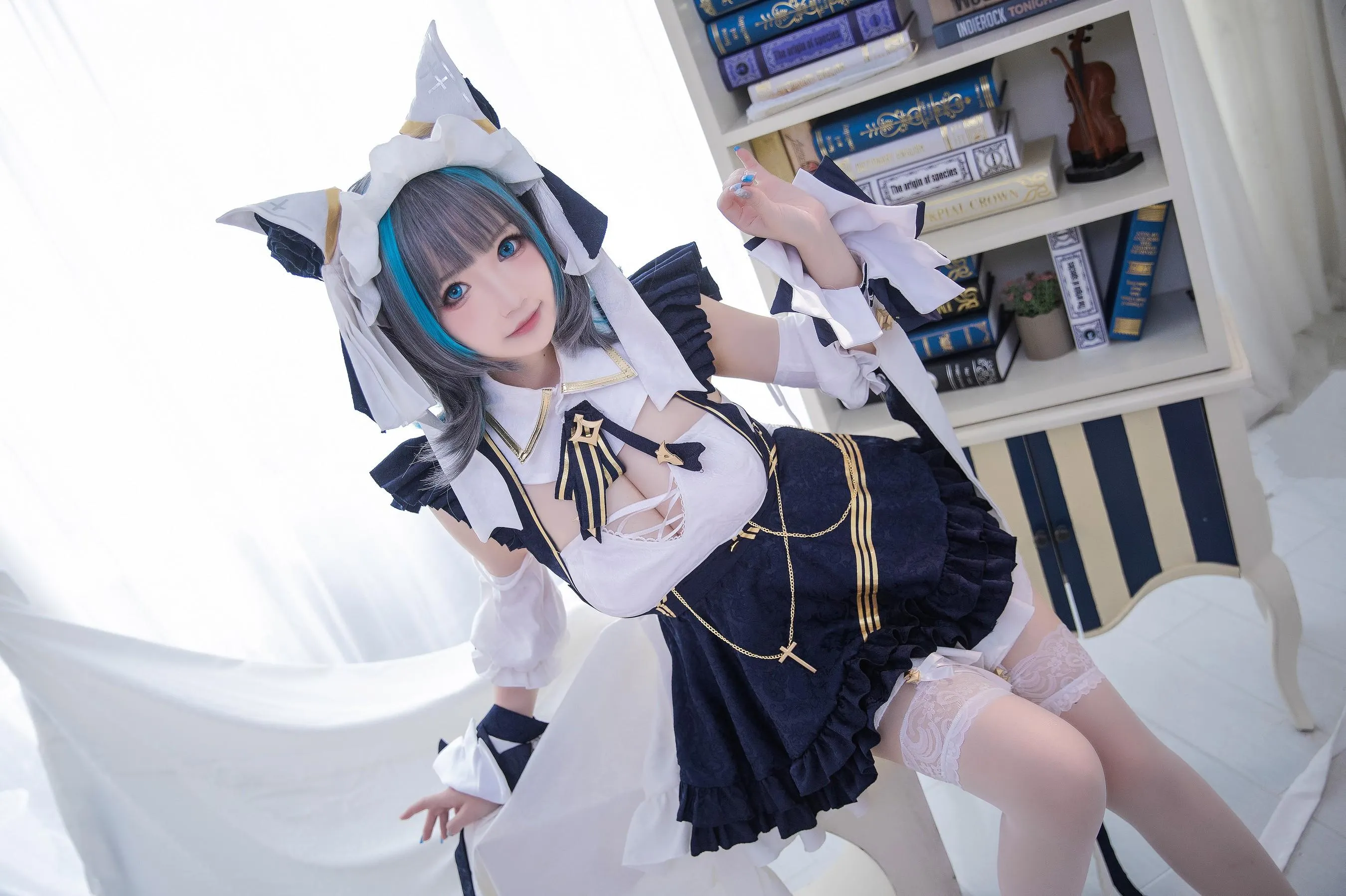 雪晴Astra – NO.33 Azure Lane 柴郡 [19P]插图7